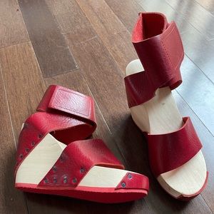 Trippen wooden wedge size 36